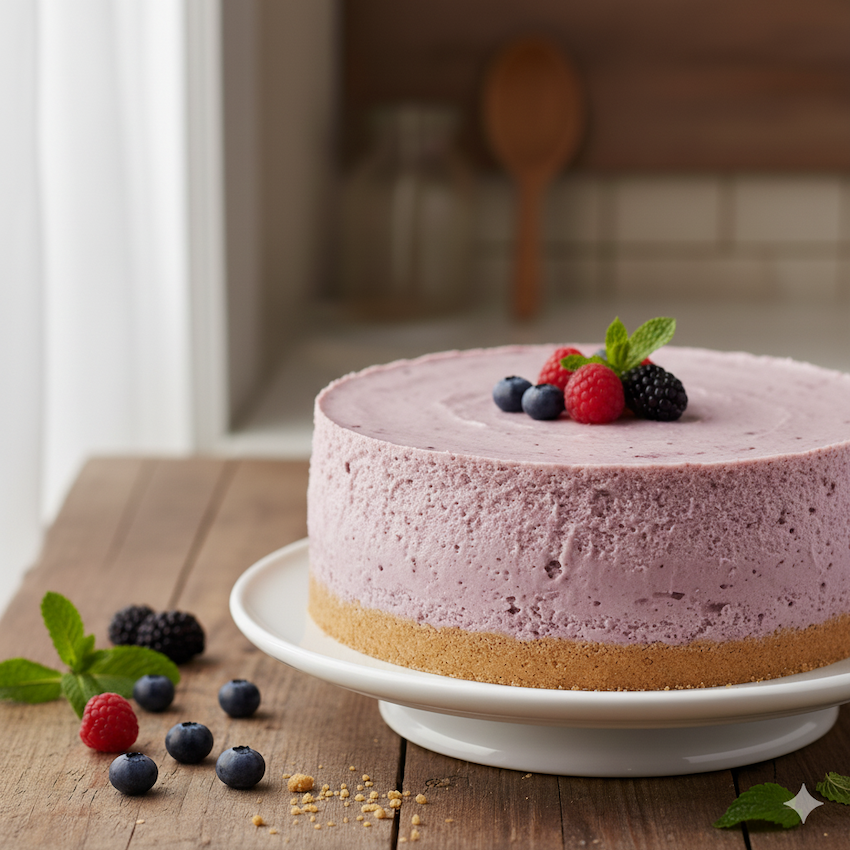 cheesecake composta frutti di bosco